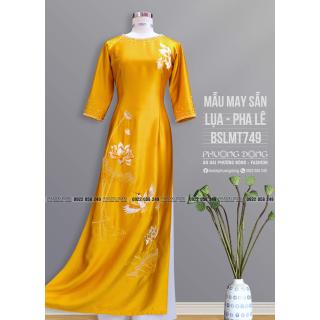 Áo Dài Bà Sui Lụa Thêu Kết Pha Lê BSLMT749
